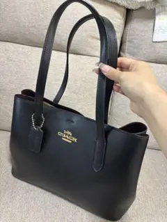 COACH コーチ アベニュー トートバッグ ブラック美品 - メルカリ