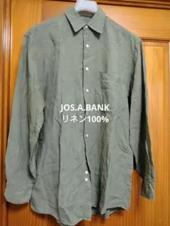 JOS.A.BANK リネン100% シャツ M