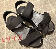 RANDA スポーツサンダル ブラック リボンのサムネイル