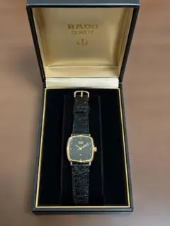 RADO レディース 腕時計 クォーツ ブラック文字盤