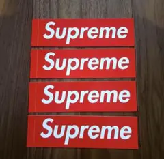 supreme ステッカー　4枚　正規品