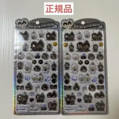 【正規品】新作 うるちゅる ポップシール モンチッチ モノトーン 2枚セット