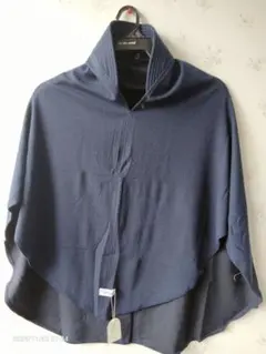 インスタントヒジャブ/Jilbab Instant (ブルーネイビー)-XL