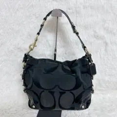 Coach Signature Legacy Bag Black 10619 - メルカリ