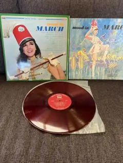 ムード・イン・マーチ 赤盤 美盤 SUN Music邦楽レコード　LP その他
