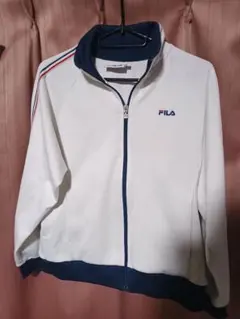 FILA レディース ゴルフ トラックジャケット ホワイト S