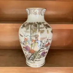 a*7様 九谷焼き　壺　花瓶　30cm✖️20cm