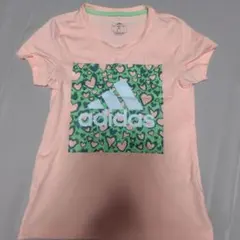 adidas ハート柄 Tシャツ 140サイズ