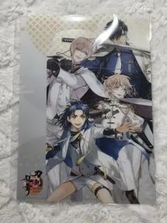 貞宗派 セブン コラボ クリアファイル 刀剣乱舞 二筋樋 亀甲 太鼓鐘 物吉