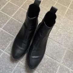 ZARA サイドゴアブーツ ブラック 38のサムネイル