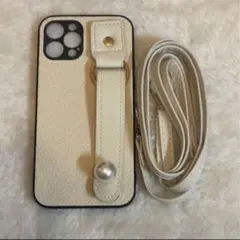 iPhone 12Pro ショルダーケース ホワイト 保護ケース ホワイト