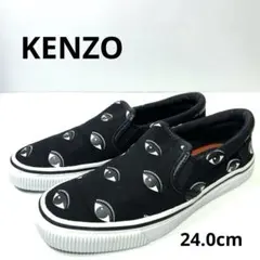 KENZO アイプリント スリッポン 38 ブラックのサムネイル