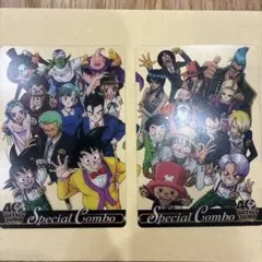 ワンピース ドラゴンボール ウエハース40周年記念 Special Combo ワンピース ドラゴンボール ウエハース40周年記念 Special Combo