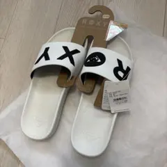 ROXY シャワーサンダル ホワイト M 24cm 新品のサムネイル