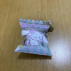 サンリオマシュグミパッケージ型キーホルダー　シャカシャカ　シナモン　シナモロール