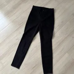 ブラック スキニーパンツ ハイウエスト