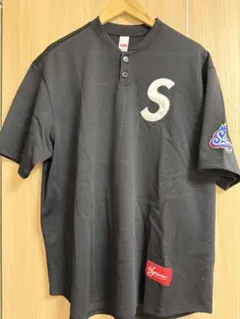 Supreme S Logo Baseball Henley "Black"のサムネイル