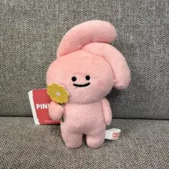 PINK&VEN ボールチェーン付きぬいぐるみ　うさぎPINK マスコット