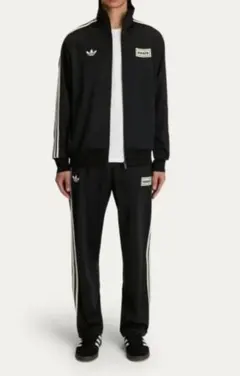 adidas oasis トラックジャケット ジャージ UK Sサイズ ブラック