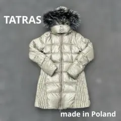 k*o様 【美品】 TATRAS パンダ 高級ラクーンファー 3WAY 極暖ダウ