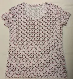 ユニクロ　LAURA ASHLEY 花柄 半袖Tシャツ Lサイズ