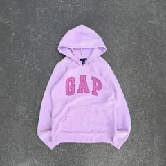 ACE様 90s old gap ロゴ パーカー y2k teck 鬼フェード