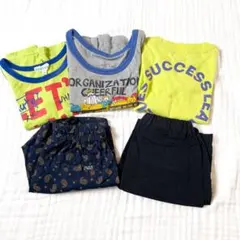 半袖Tシャツ ハーフパンツなど 90㎝ まとめ売り　5枚