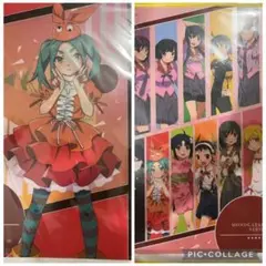 物語シリーズ エディオン コラボ　クリアファイル