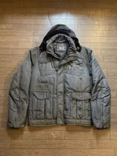 MARITHE FRANCOIS GIRBAUD ダウンジャケット カーキ