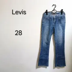 S1671 Levi's デニムパンツ 28インチ フレア ジーンズ
