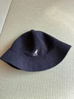 KANGOL ブラック バケットハット XL