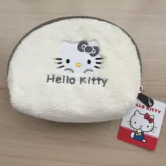 Hello Kitty ボアポーチ ホワイト　値下げ