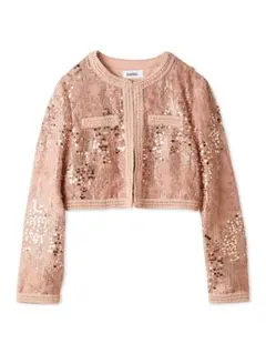 新品未使用 スナイデル　テクスチャーショートショートジャケットコーラルMサイズ