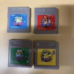 ゆ*ん様 ゲームボーイ.ポケットモンスターシリーズ4本セット