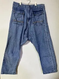 49.デニムサルエルパンツ