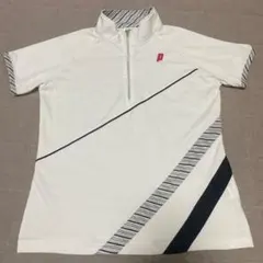 Prince テニスウェア ストライプデザインセットアップ　上はM下はL