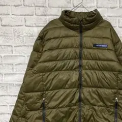 コロンビア　マウンテンパーカーブラウン中綿XL ロゴ刺繍アウトドア1113