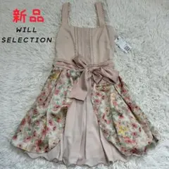 新品★WILLSELECTION 2wayワンピース　量産型　リボン　花柄のサムネイル