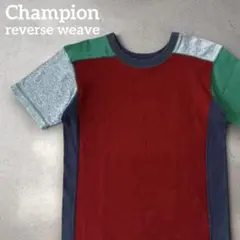 【希少】90's復刻 Champion リバースウィーブ T クレイジーパターン