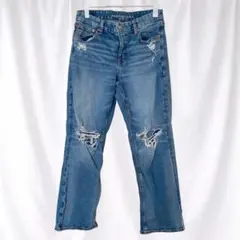 【AMERICAN EAGLE】アメリカンイーグル ダメージ クラッシュ デニムのサムネイル