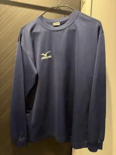 Mizuno ネイビー 長袖 ウォームアップウェア