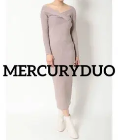 MERCURYDUO ニットタイトワンピース
