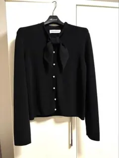 ⭐︎美品⭐︎ AVENIRETOILEパールボタン ボウタイ カーディガンのサムネイル