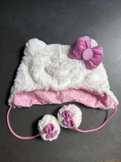 ハローキティ ファンキャップ ユニバ ファー