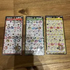 スヌーピー　ボンボンドロップシールミニ　3点