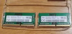 ノートPC用 PC4-3200AA 4GB 2枚