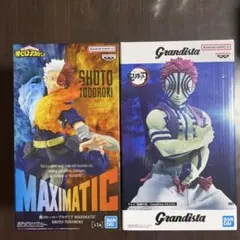 ヒロアカ 轟焦凍　鬼滅の刃 猗窩座　フィギュア 2点セット