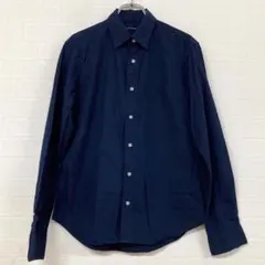 556 URBAN RESEARCH DOORS ネイビー 長袖シャツ S