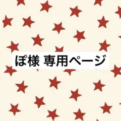 ぽ様 専用ページ