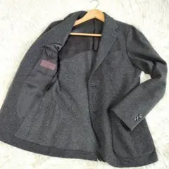 【美品】UNITED ARROWSメランジ ジャージー 2Bシングル ジャケット